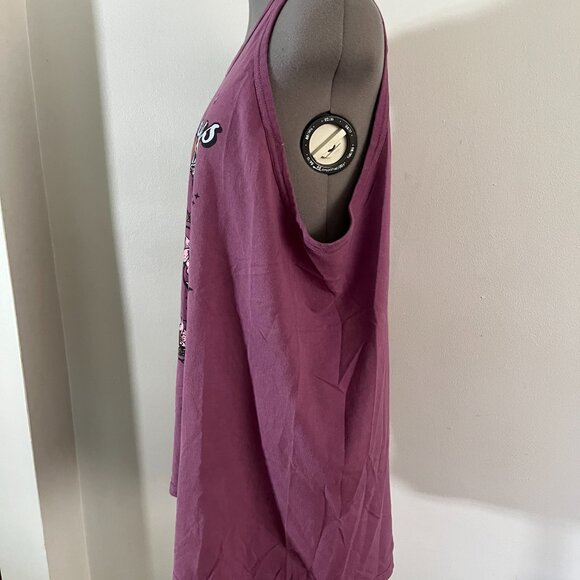 Boygenius Sz XL 3 Candles Tank Purple Cotton Knit Band Tee - Picture 4 of 6